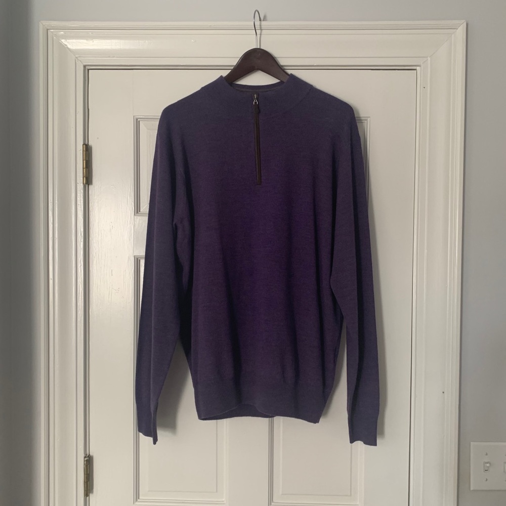 Peter Millar quarter zip sweater